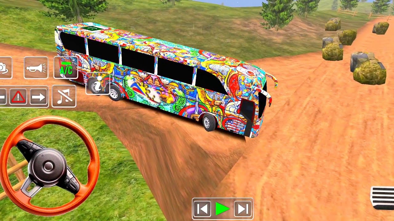 Coach Bus Simulator India Off-road Driving Bus Game | New Update 2025 Full Gameplay Video Part #111 