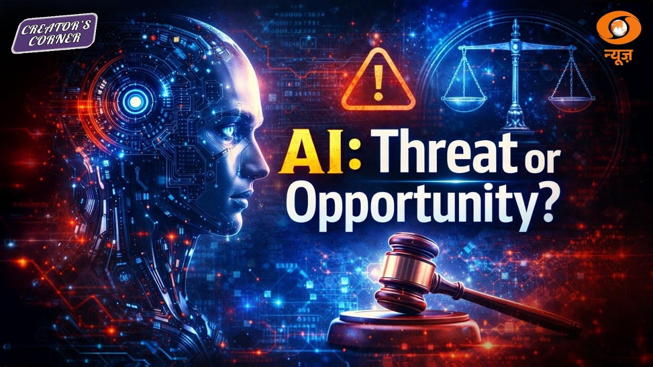 Creator's Corner | AI: Threat या Opportunity? भविष्य के लिए वरदान या खतरा | DD News