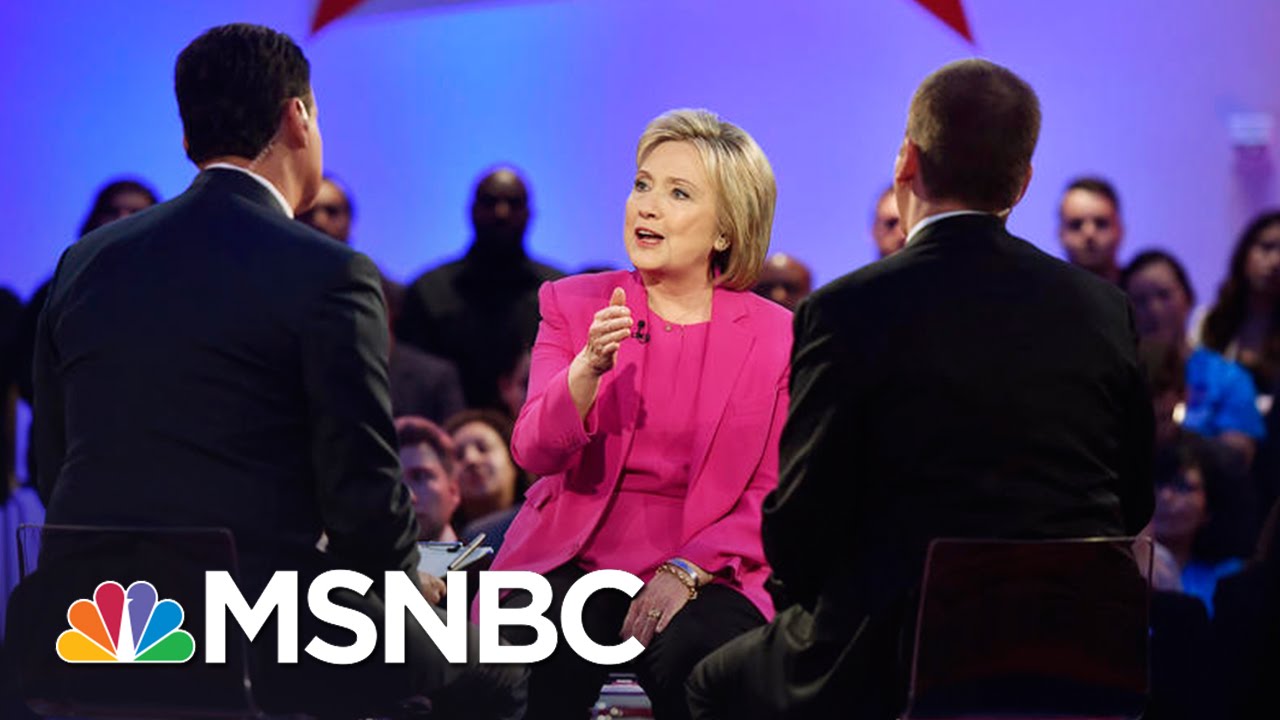 Hillary Clinton - Bernie Sanders Town Hall Part 2 | MSNBC
