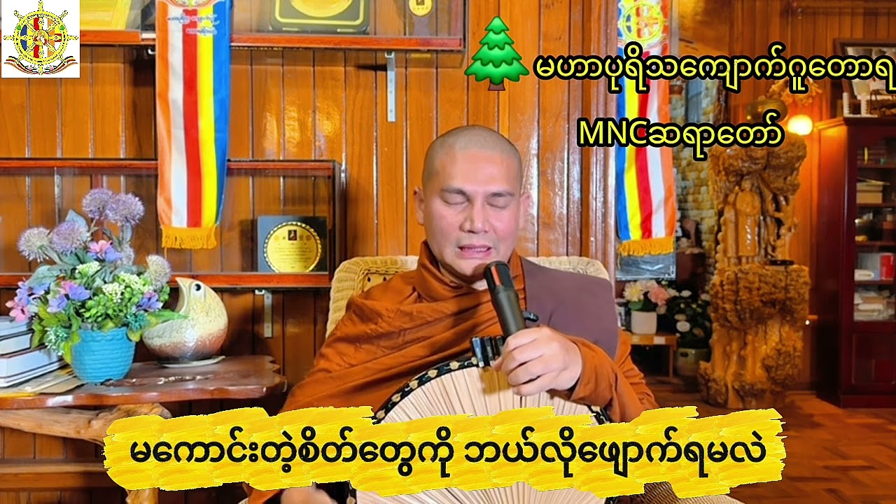 🌲မကောင်းတဲ့စိတ်တွေကို ဘယ်လိုဖျောက်ရမလဲ 🙏MNC ဆရာတော် 🌿