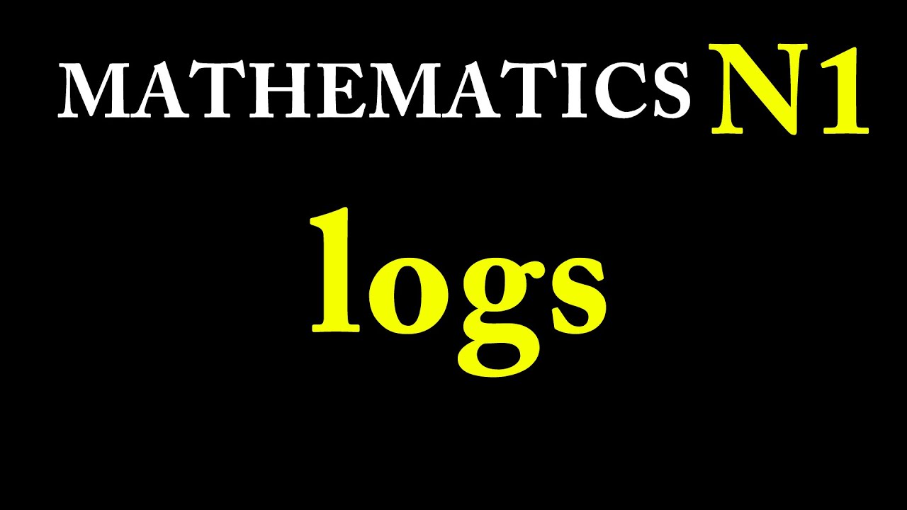 Simplifying logarithms part 1-Mathematics N1