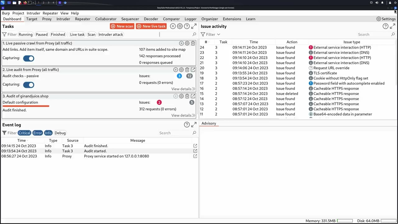 Complementing your manual testing with Burp Scanner