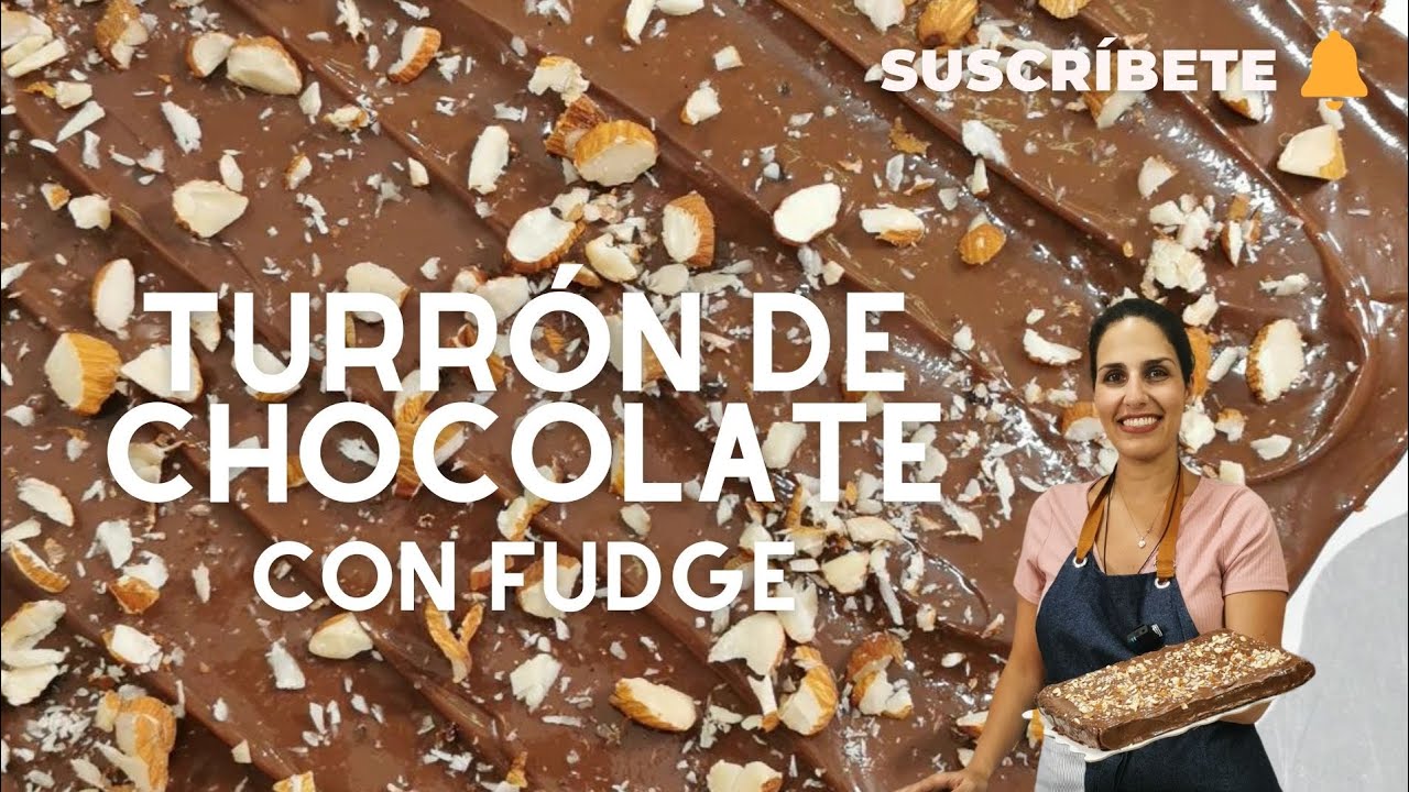 TE ENSEÑO TURRÓN DE CHOCOLATE CON FUDGE CASERO | Sandra Jarufe Pastelería