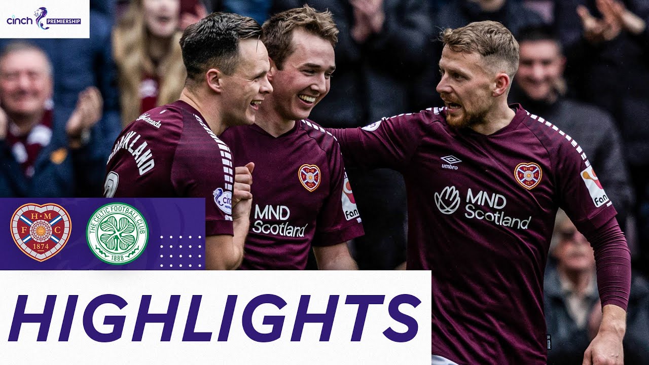 Heart of Midlothian 2-0 Celtic | 10-Man Hoops Fall To Shankland & Grant! | cinch Premeirship