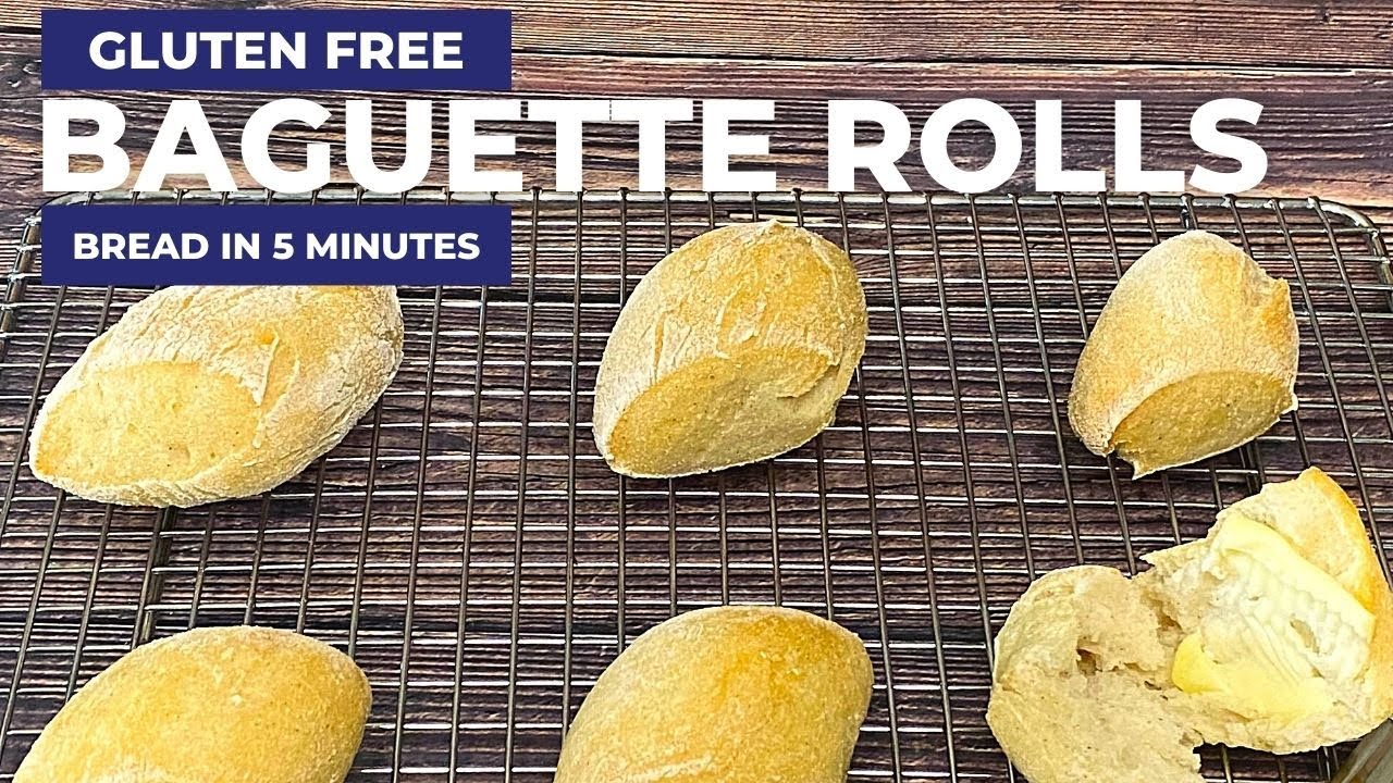 GLUTEN FREE BAGUETTE ROLLS | Gluten Free Bread in 5 | Easy Gluten Free Rolls