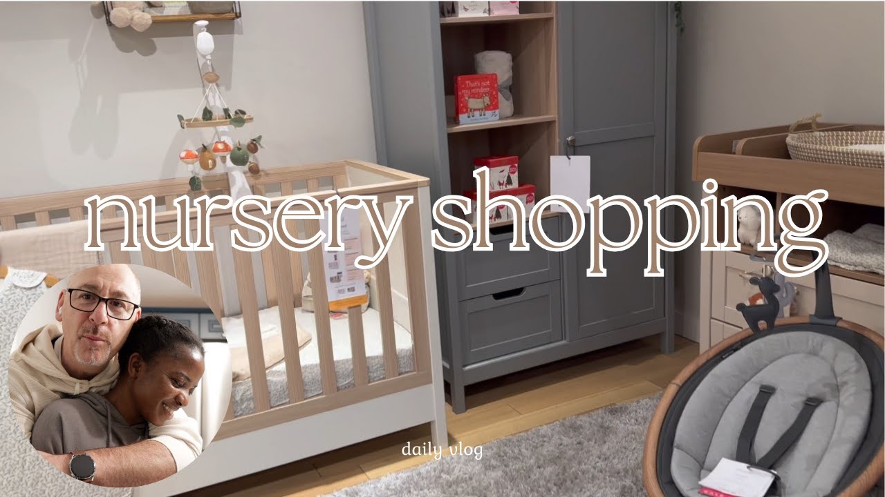 VLOG #8 | BABY NURSERY SHOPPING | BUYING A NEW CAR | bwwm interracial couple
