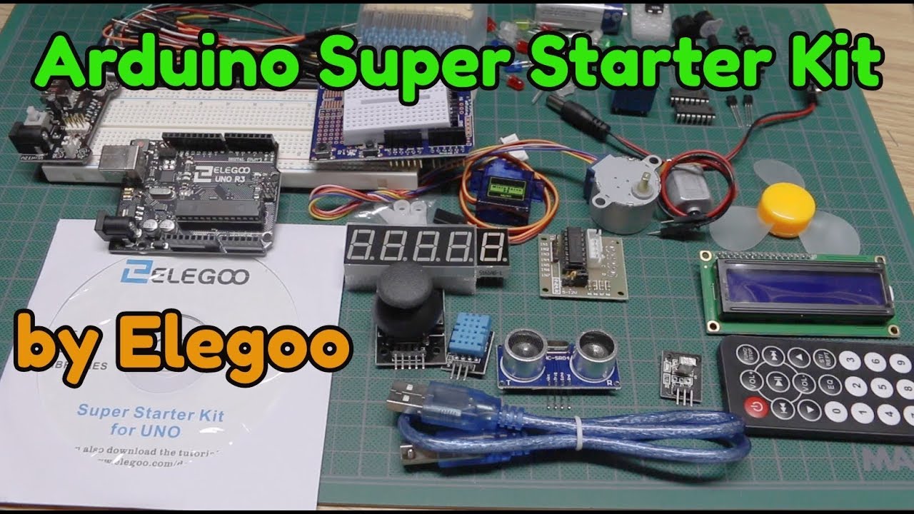 Стартовый комплект Elegoo Arduino Uno Super — что внутри?