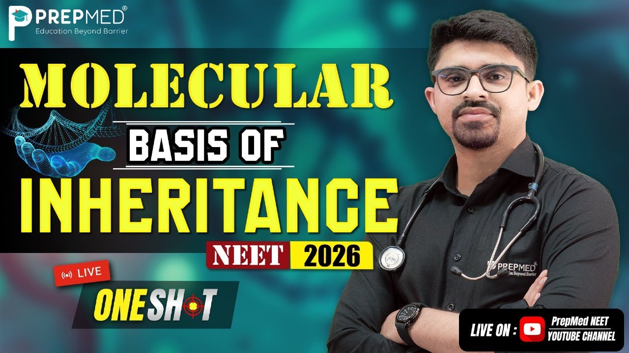 Molecular Basis of Inheritance 🧬 | NEET 2026 One Shot Class 💥 | Master Genetics with Dr. Kar Sir 👨&zwj;🏫