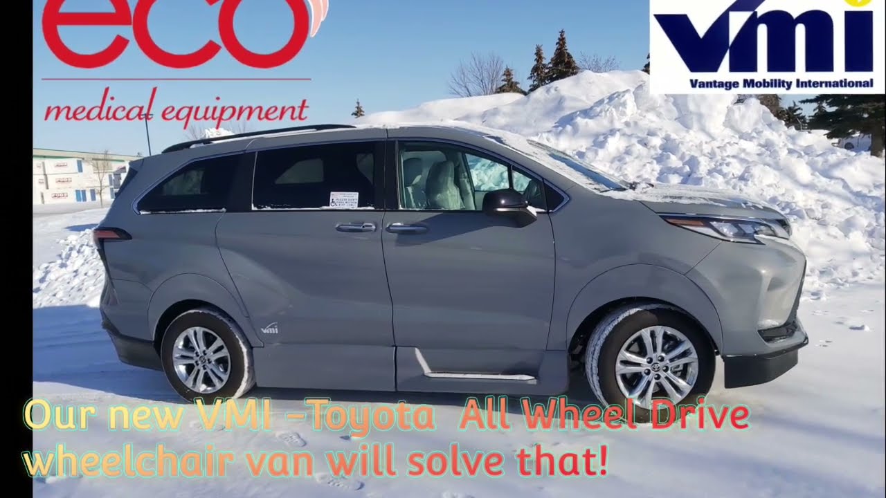 New 2023 Toyota Sienna XSE AWD Hybrid VMI wheelchair van