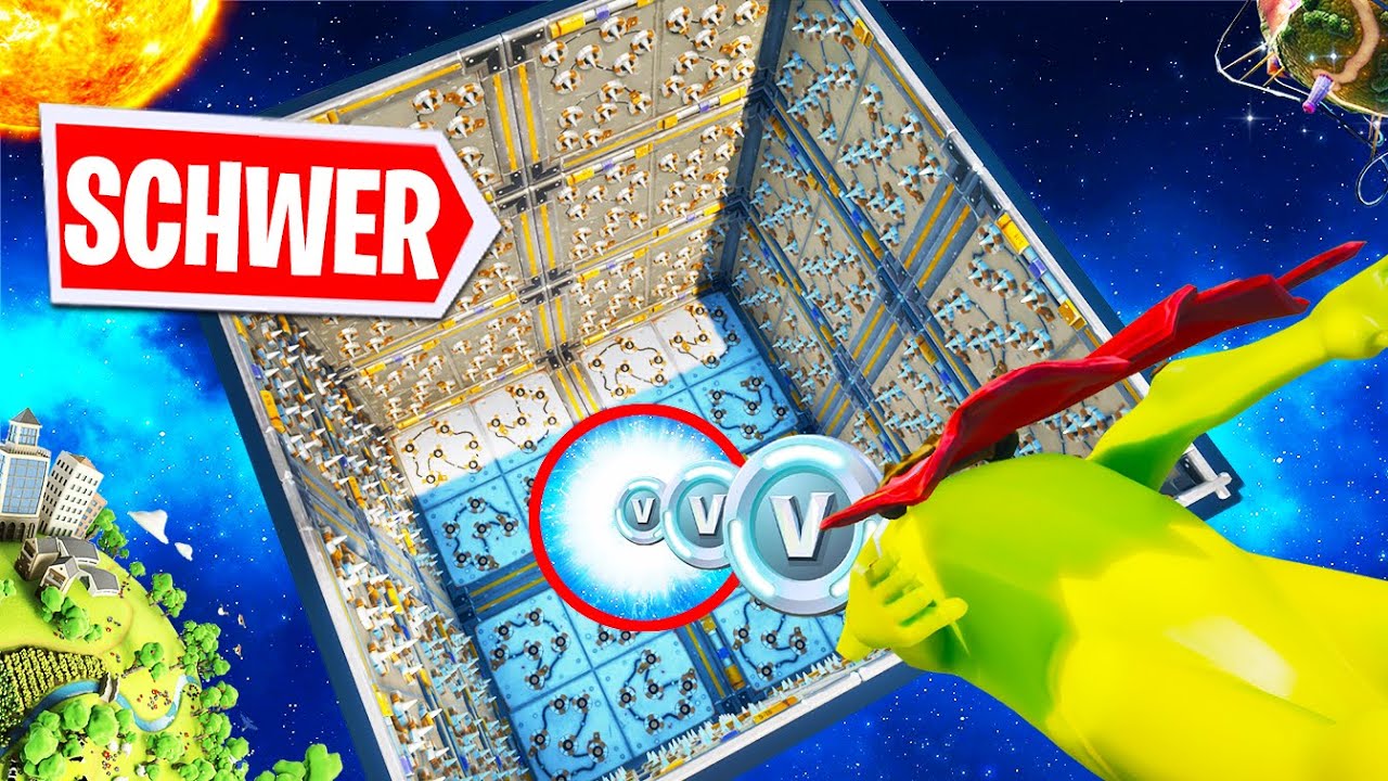 Der *VERBOTENE* SUPERHELDEN Deathrun in Fortnite mit @odumanpique