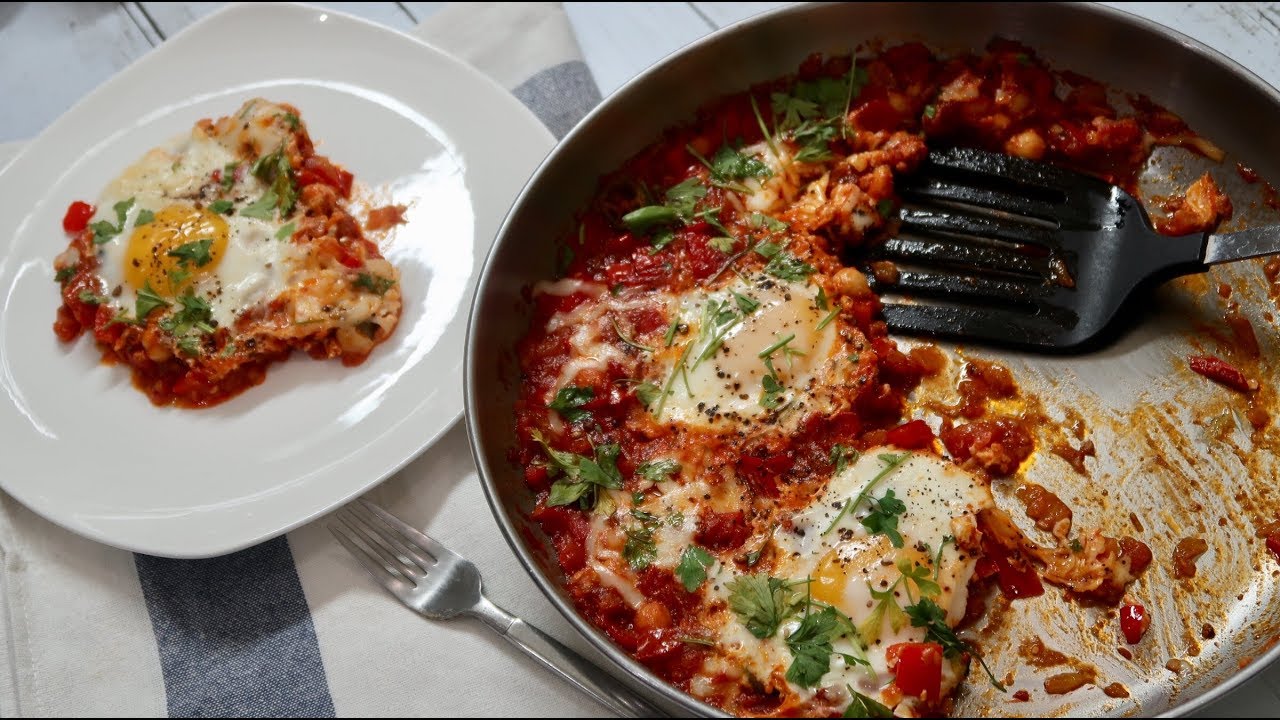 طريقة عمل الشكشوكة How to make shakshuka Arabic