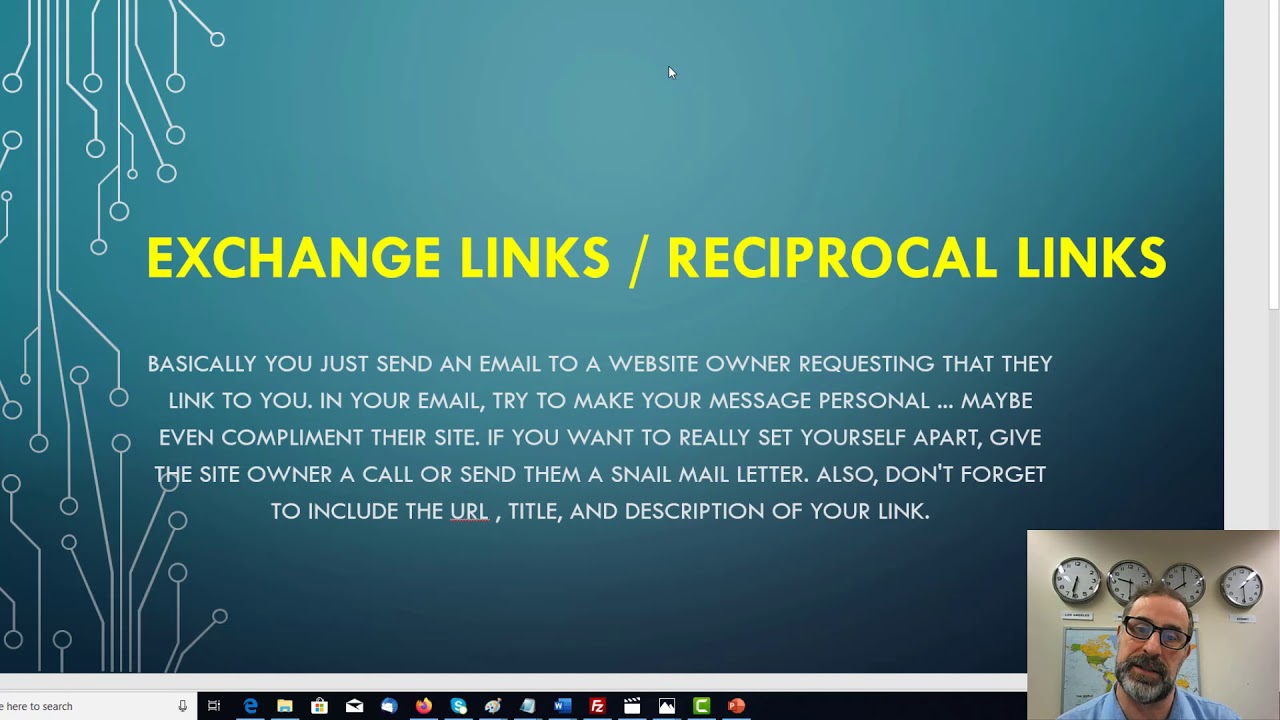 Backlinks for SEO # 9 Exchange Link and Reciprocal Links