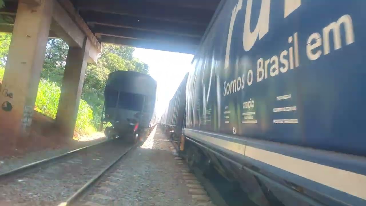 GE ES44ACi Suzano #2543 Passando Carregado Em Santa Gertrudes SP 