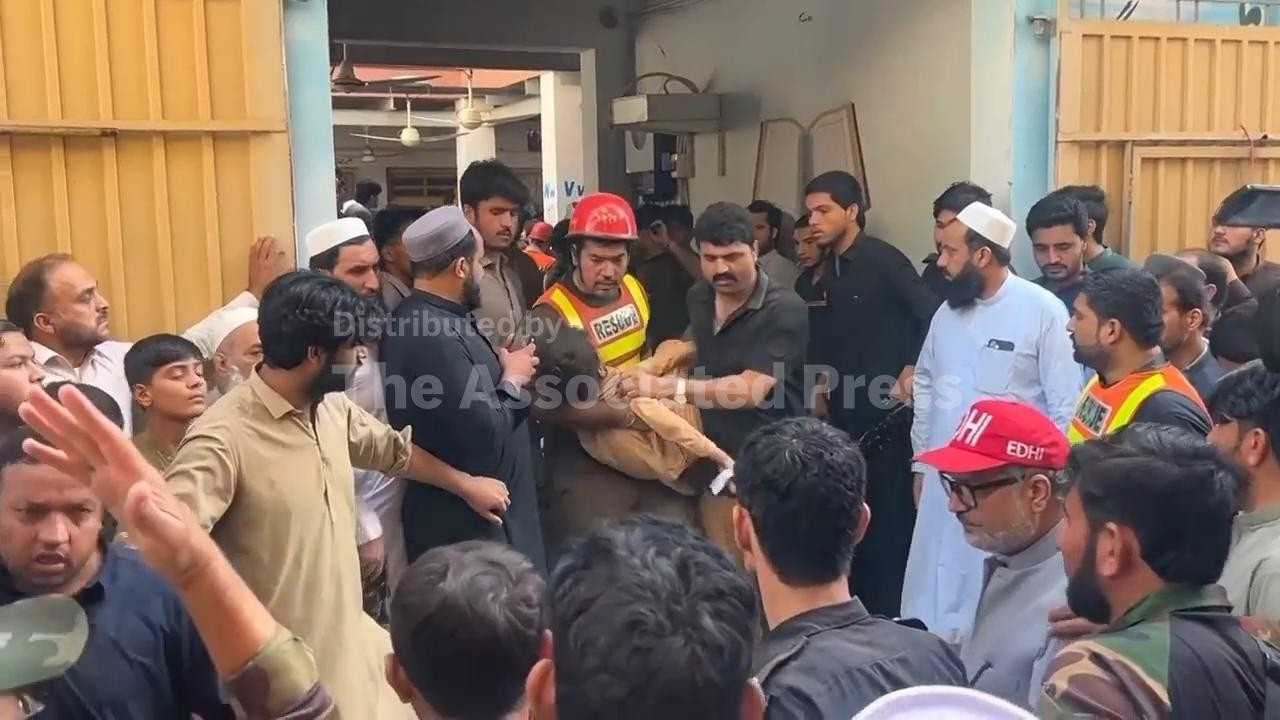 28 killed and dozens injured in Peshawar school roof collapse