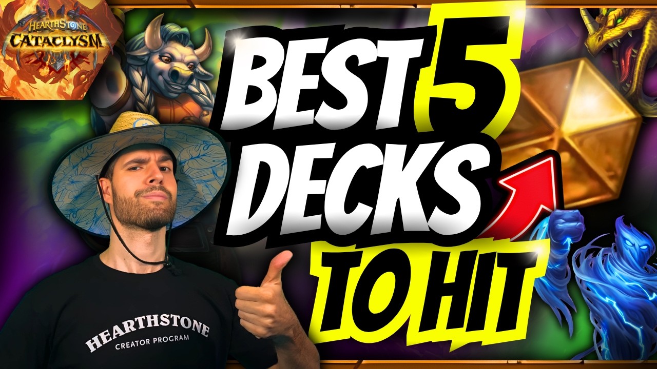 🚨 THE REAL BEST DECKS AFTER THE PATCH! Updated Hearthstone Meta Report 🚀