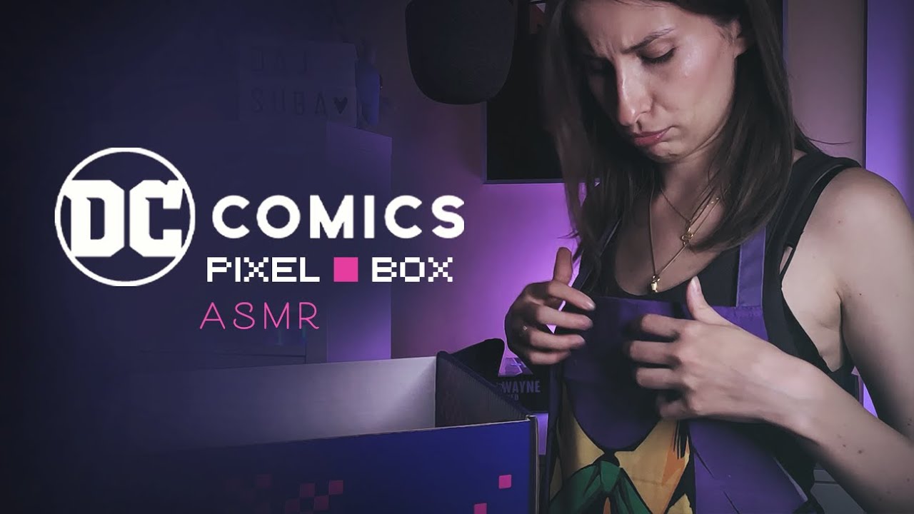 ASMR | Unboxing Lipcowego Pixel Box (DC Comics) | ASMR po Polsku
