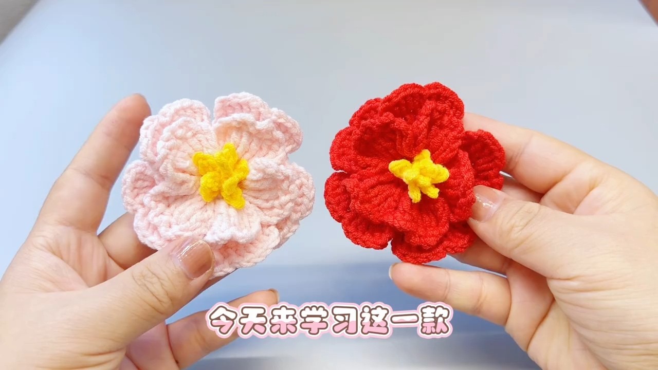 Crochet Peony Flower Tutorial  Hair Clip & DIY Accessory