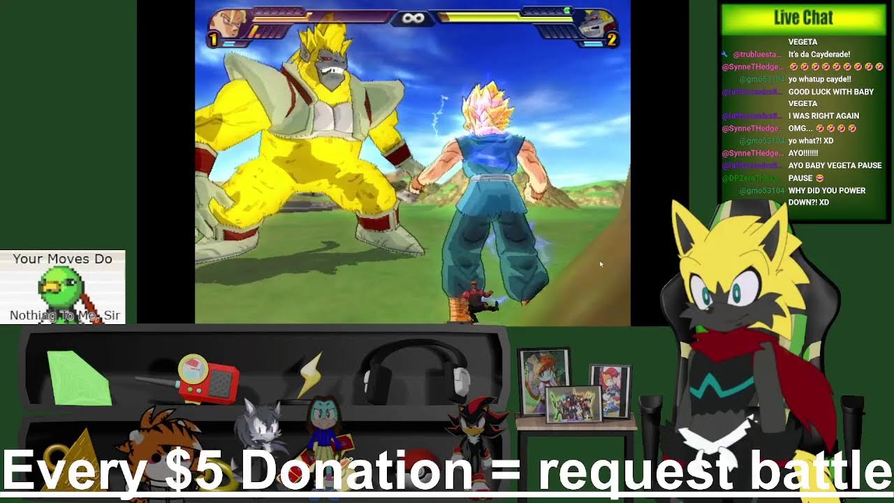 Electro Streams Dragon Ball Z Budokai Tenkaichi 3 Random Battles + Donation Battles