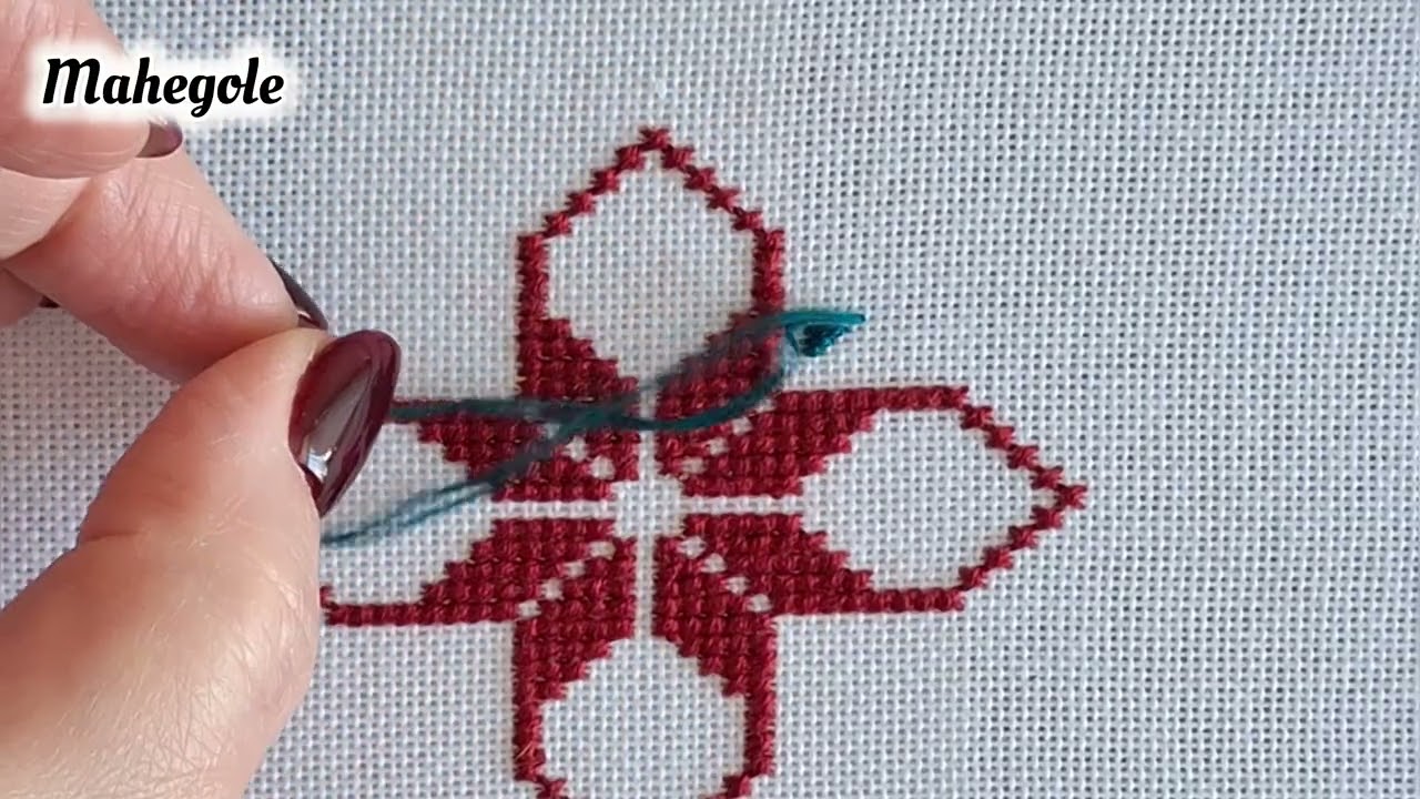 Hand embroidery : design for Christmas 2026 , very easy embroidery stitching tutorial for beginners 