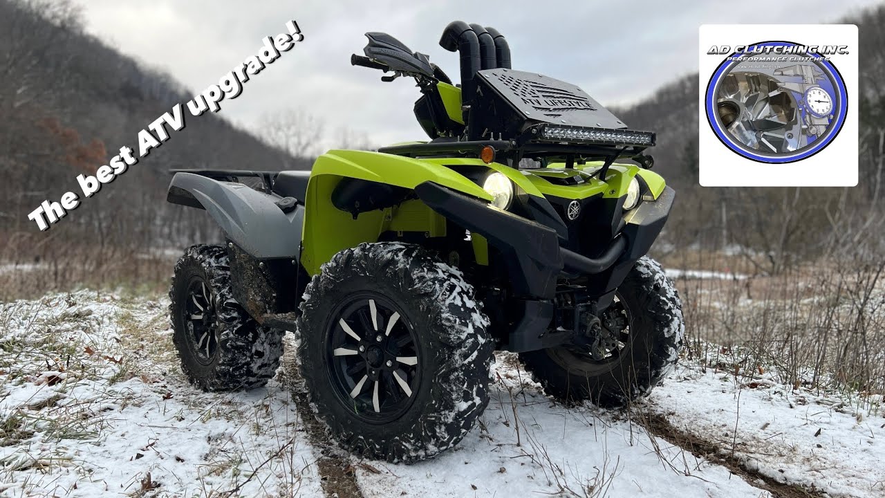 Yamaha Grizzly 700 clutch kit install! AD Clutching