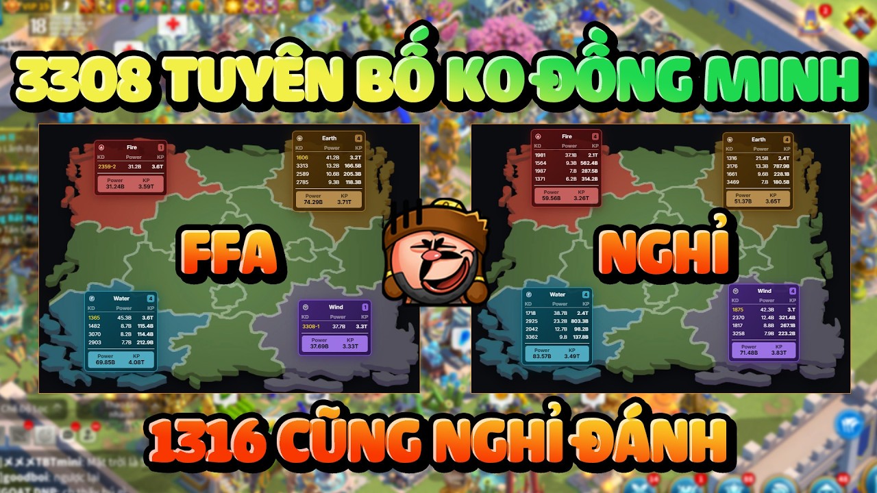 Cụm KvK Drama Nhất Hiện Tại Hay Là Chiêu Trò Ghép Đồng Minh ? Rise of Kingdoms