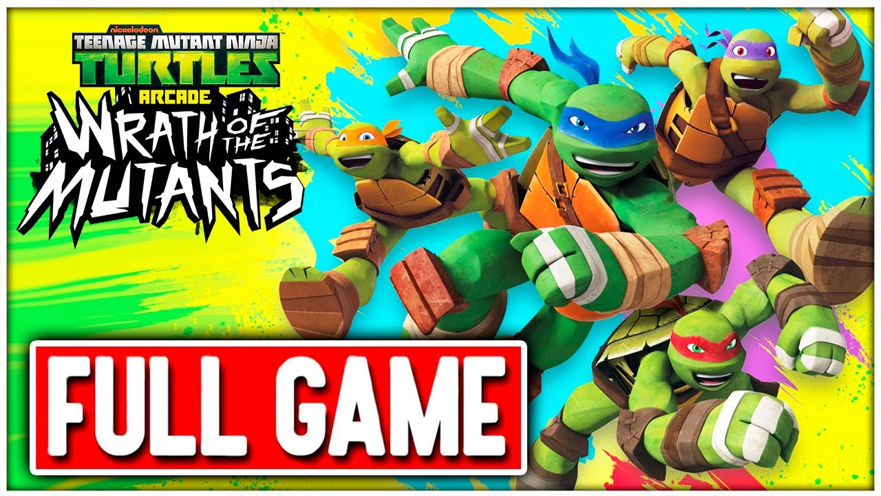 TEENAGE MUTANT NINJA TURTLES ARCADE: WRATH OF THE MUTANTS Gameplay Walkthrough FULL GAME