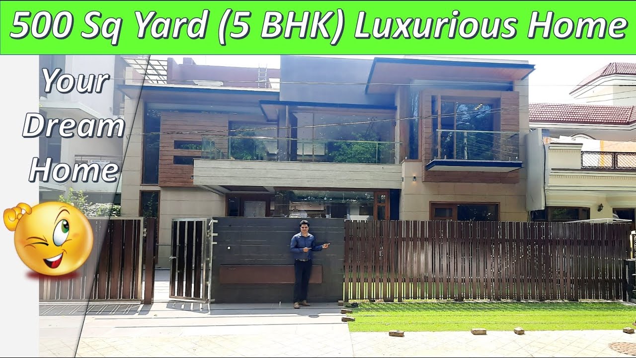 500 Sq yard 5 bhk bungalow latest luxurious house design with lift sector 60 mohali | 500 Gaj House
