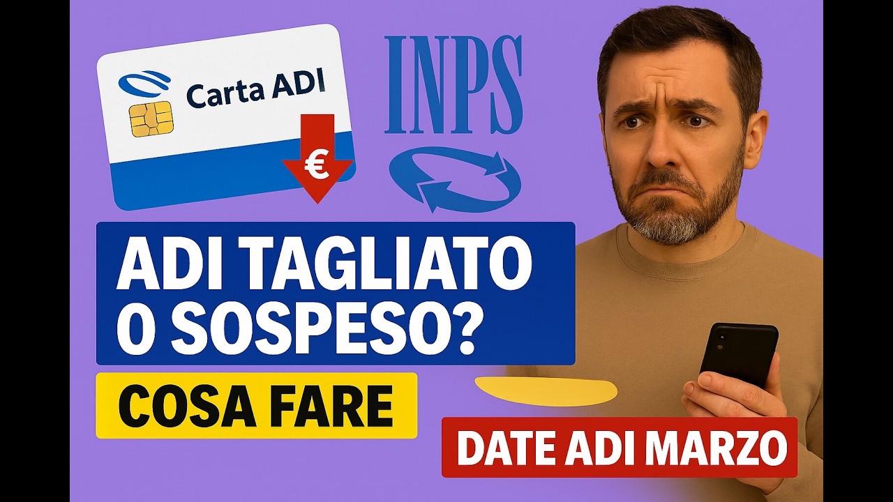 ⚠️ASSEGNO DI INCLUSIONE SOSPESO O DECURTATO: Cosa fare e Date Pagamento Marzo 2026