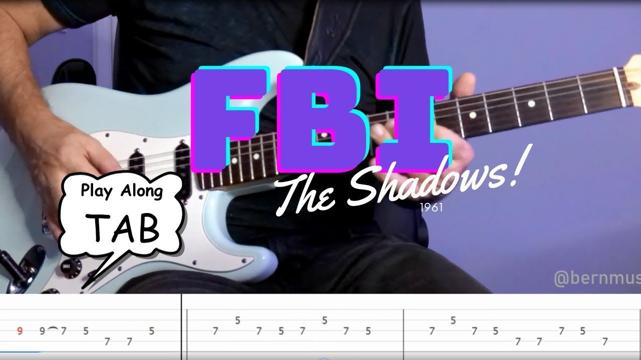 F.B.I. the Shadows Guitar Cover