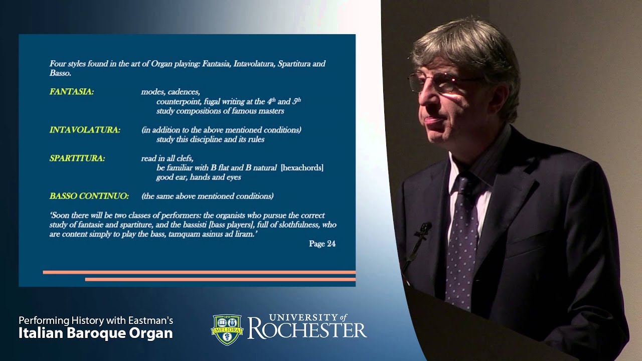Italian Baroque Organ - Edoardo Bellotti: Working with A. Banchieri's L'Organo Suonarino