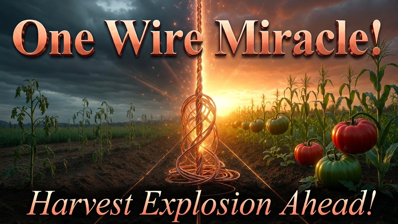 How To Skyrocket Your Garden Yields with This One Copper Wire Hack