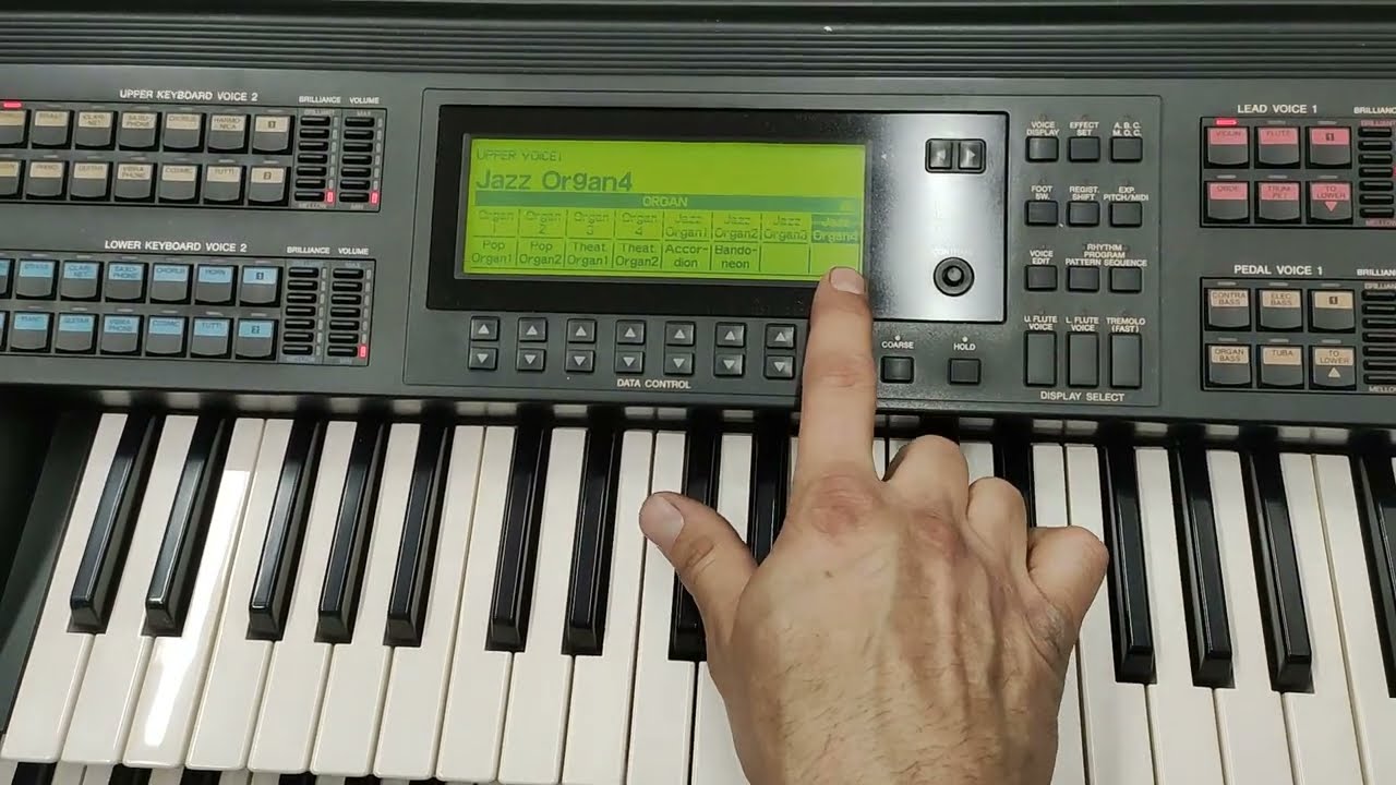 Video 1 - Registração Órgão Eletrônico Yamaha Electone EL900