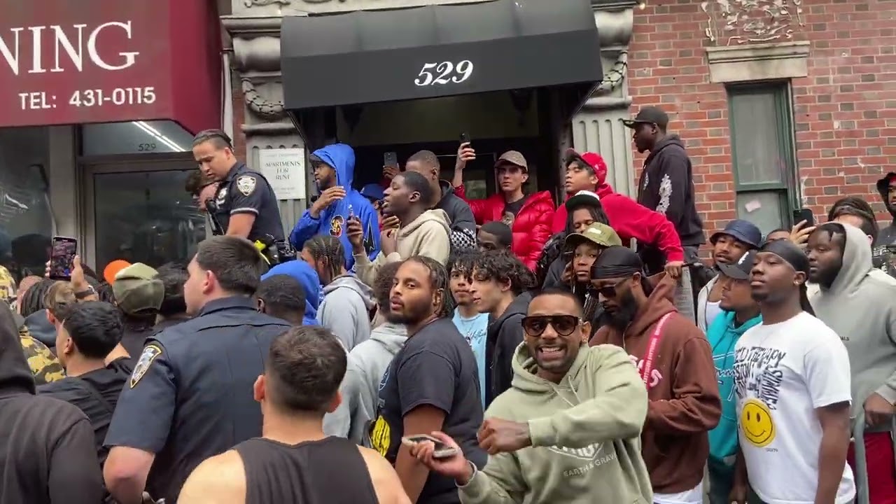 Denim Tears pop up shop in NYC gone wrong. Riots, People locked up, fights and much more.