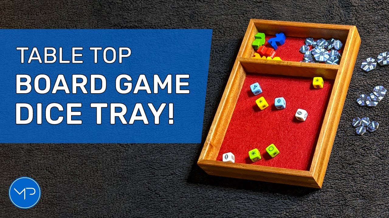 DIY Dice Rolling Tray ~ Custom Woodworking