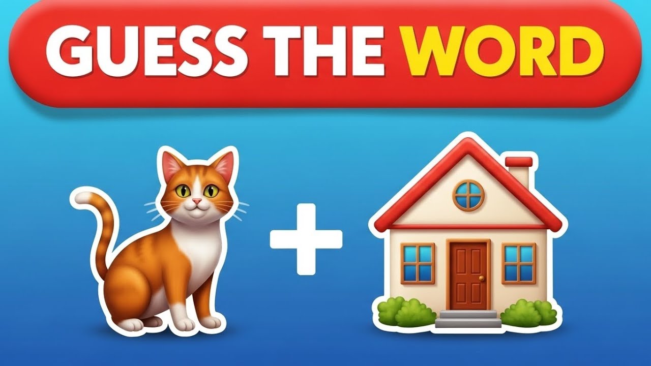 Guess the 80 Words by Emojis 🤔 Emoji Quiz Challenge