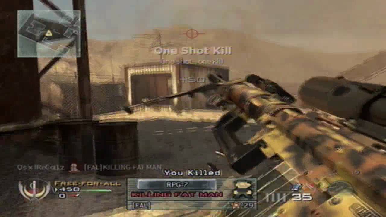 Qs x IReCoiLz - MW2 1v1 Quick Scope  Ep. 2