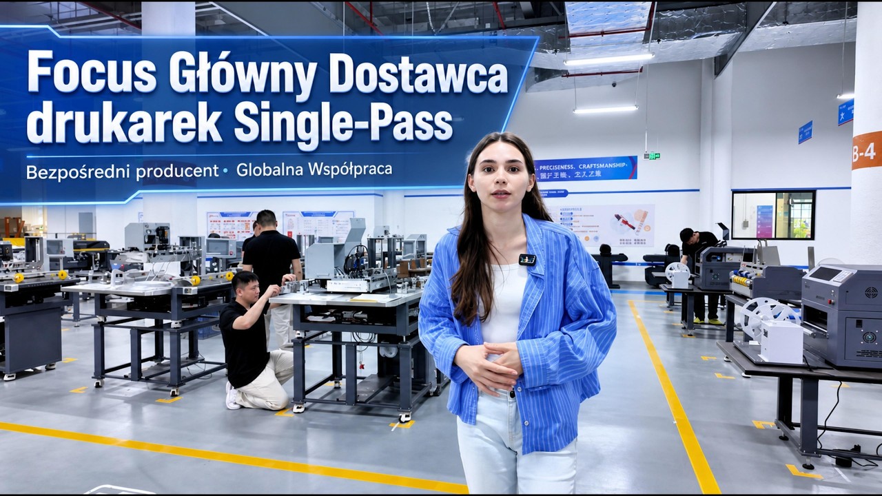 Przemysłowe Drukarki Single Pass | Wycieczka po Fabryce FocusInc &ndash; Opakowania, Etykiety, Butelki