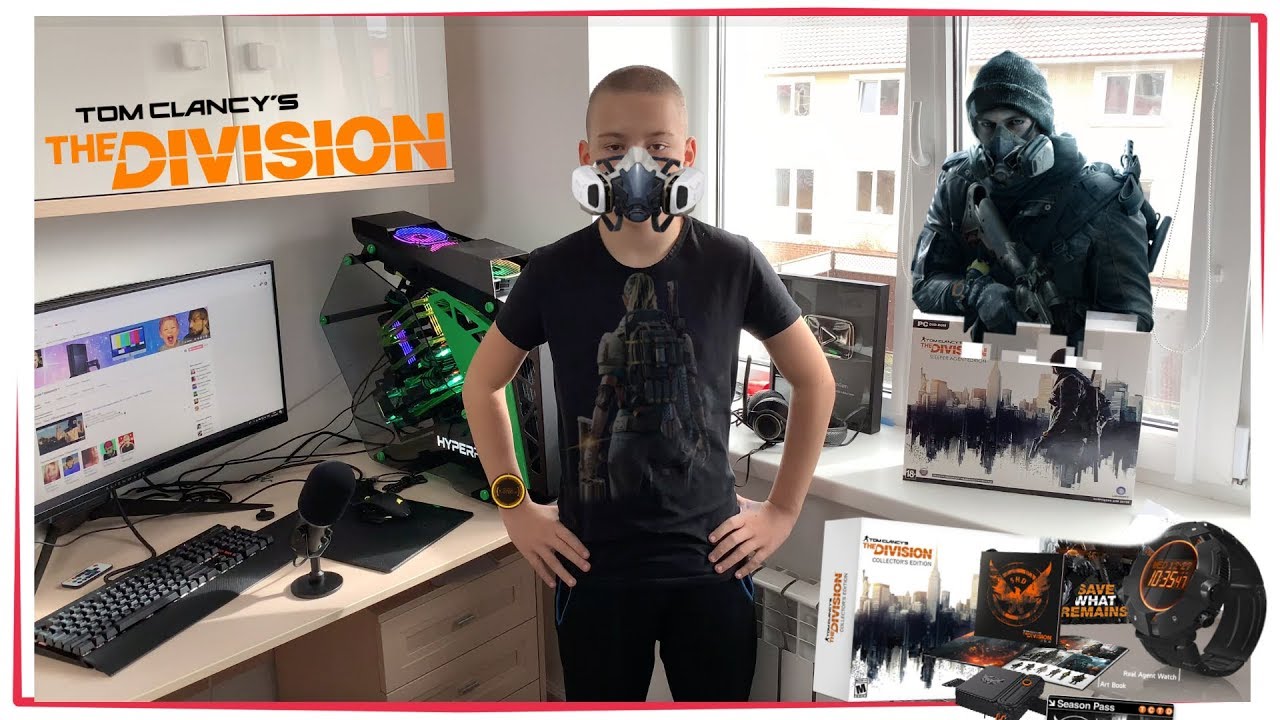 Распаковка  The Division Дорогое Коллекционное издание 