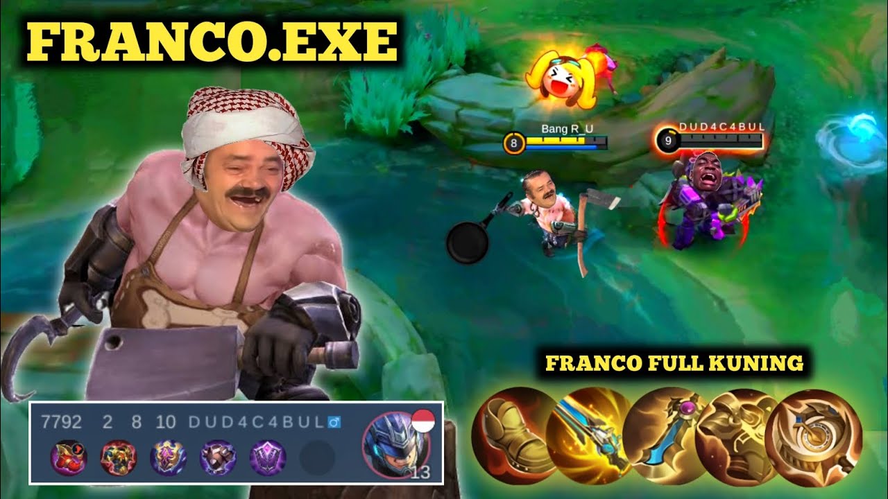 FRANCO.EXE || FRANCO BERULAH LAGI DENGAN ITEM FULL KUNING