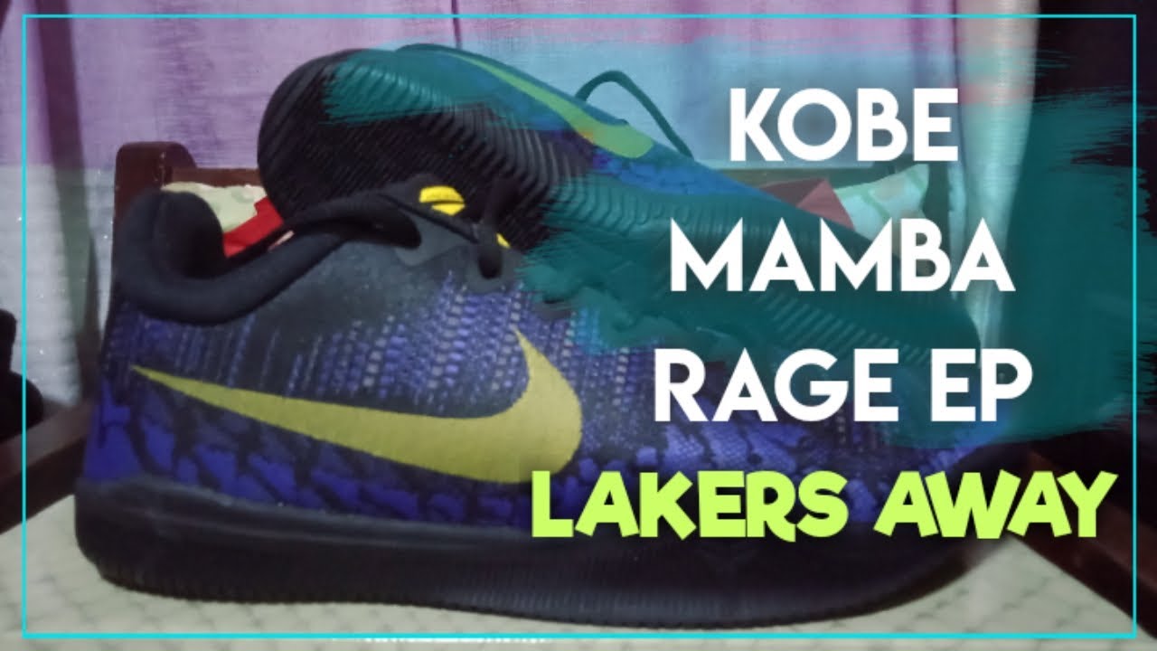 Kobe Mamba Rage Court Purple or Lakers Away Fake vs Legit