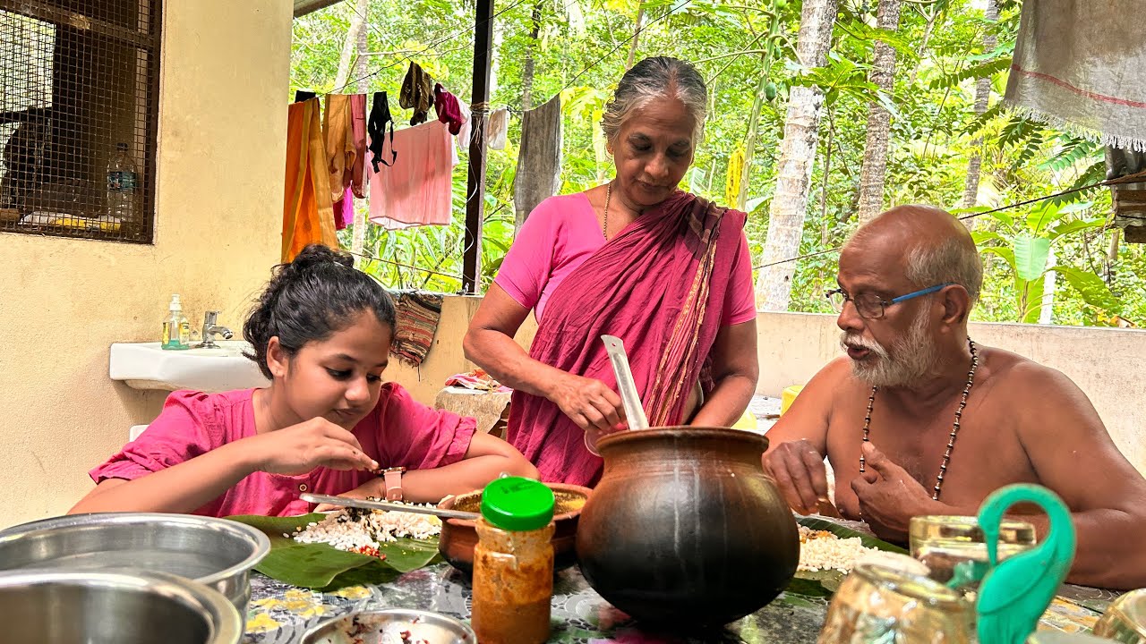 എന്റെ അപ്പൂപ്പന്റെയും അമ്മുമ്മയുടെയും വീട്ടിൽ #sreekutty #daughter