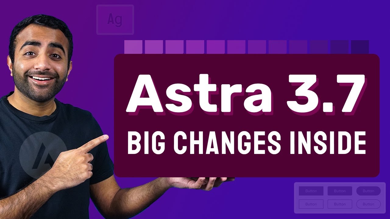 Astra 3.7 | Introducing Global Color Palettes, Typography, Button Presets
