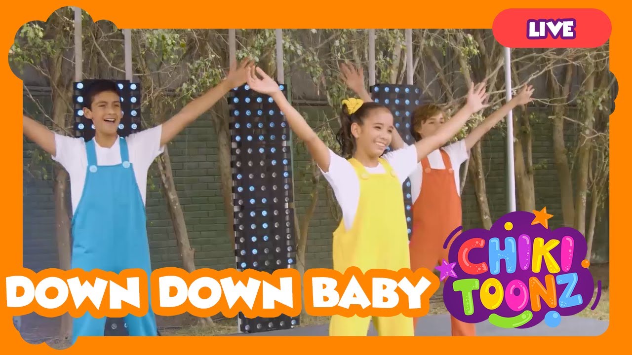 Down Down Baby Live | Chiki Toonz | Children's songs #song #kidsvideo