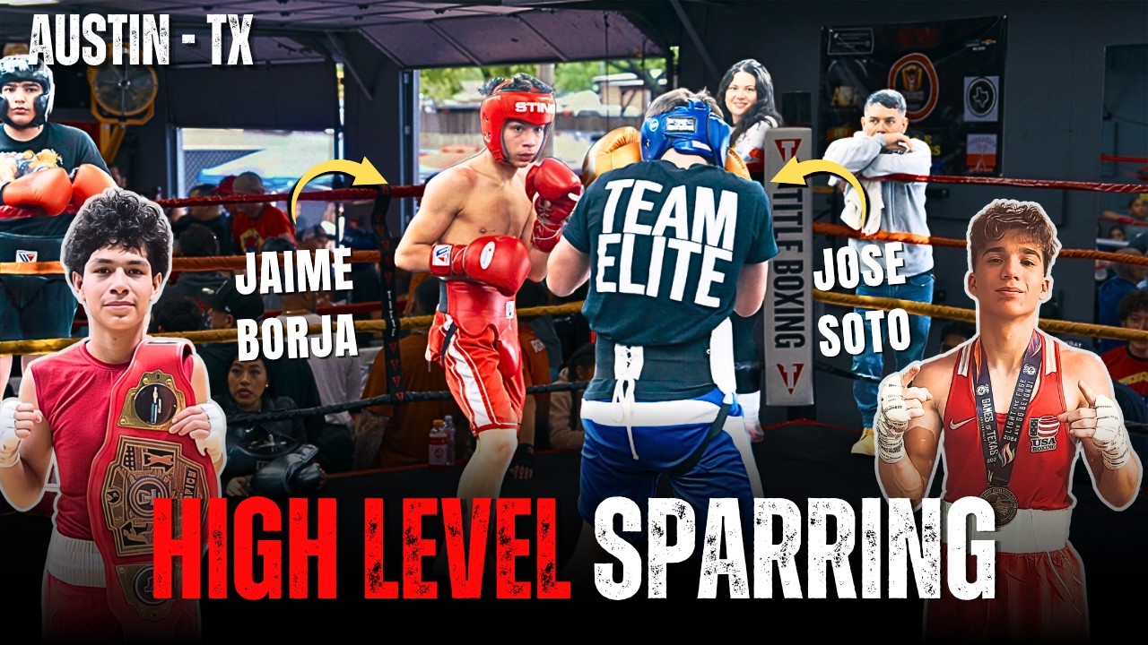 THIS IS TALENT! FIERY Sparring Match With ELITE Austin Boxers!