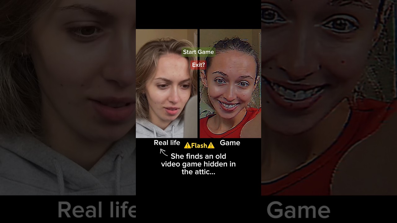 #pov She finds an old video game hidden in the attic&hellip;
