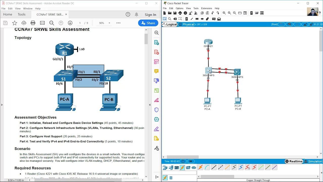 CCNAv7 SRWE Skills Assessment