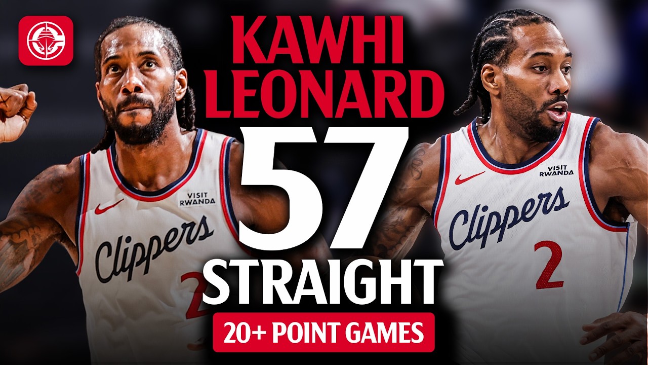 Kawhi Leonard Top 57 Plays from His 57 20+ Point Game Streak