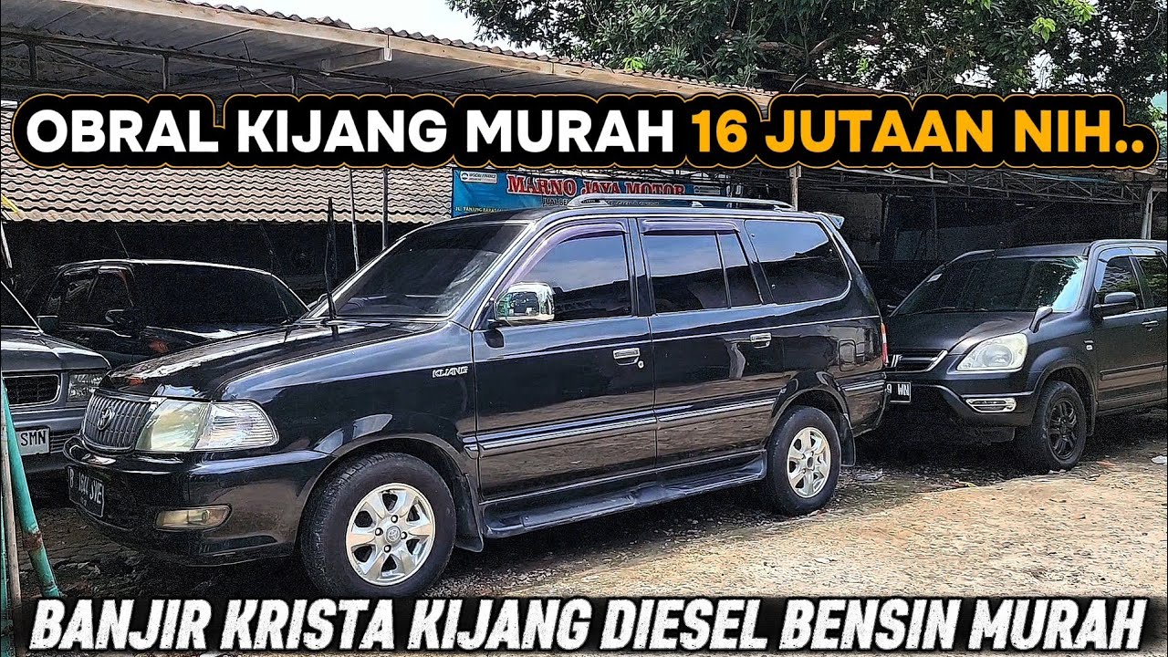 Banjir Mobil Bekas Kijang Lgx Krista LSX Diesel Innova Rapih Ganteng dijual cuma 16 Jutaan 