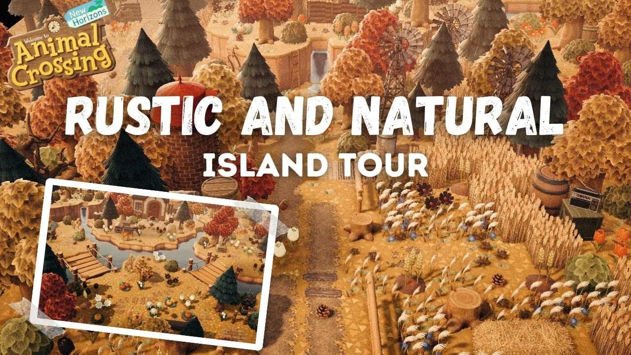 Rustic and Natural Island Tour | Animal Crossing New Horizons