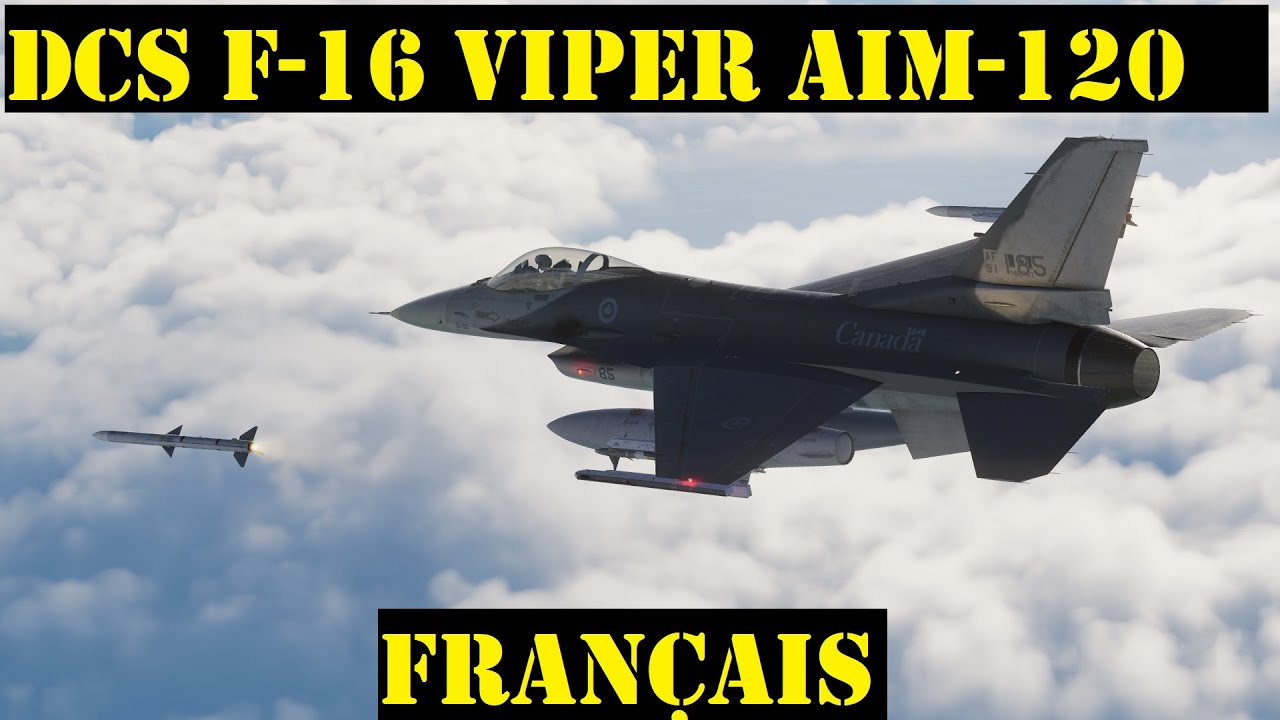 Tutoriel en Français pour l'utilisation des AIM-120 avec le F-16 Viper dans DCS. #dcswqc